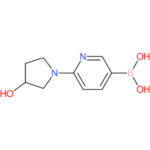 (6-(3-hydroxypyrrolidin-1-yl)pyridin-3-yl)boronic acid