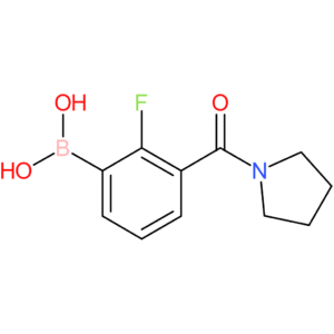 2-fluoro-3-(1-pyrrolidinylcarbonyl)benzeneboronic acid