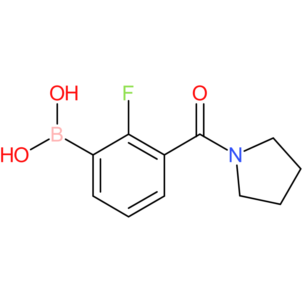 2-fluoro-3-(1-pyrrolidinylcarbonyl)benzeneboronic acid