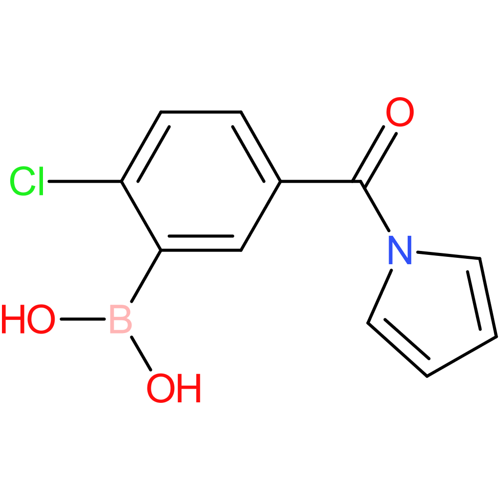 2-chloro-5-(1-pyrrolylcarbonyl)benzeneboronic acid