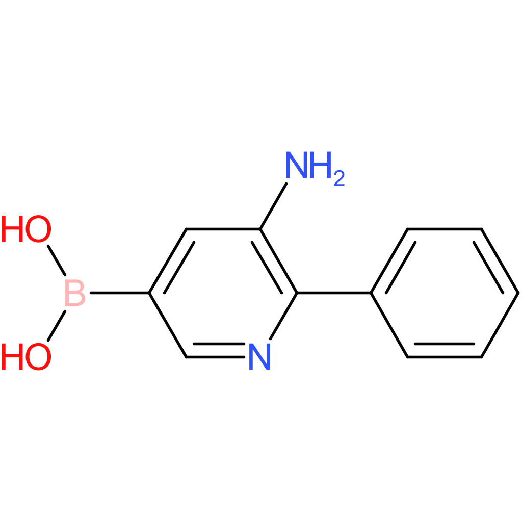 5-amino-6-phenylpyridin-3-ylboronic acid