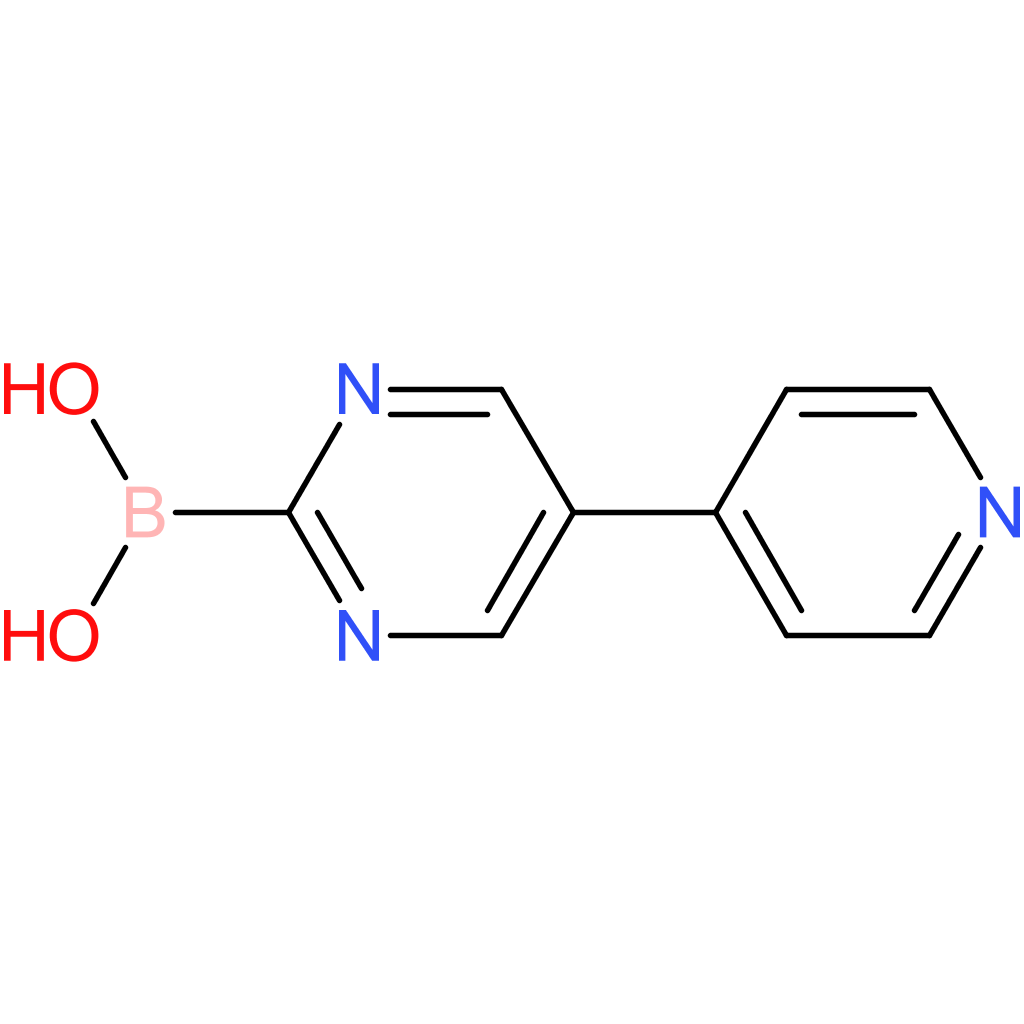 5-(pyridin-4-yl)pyrimidin-2-ylboronic acid