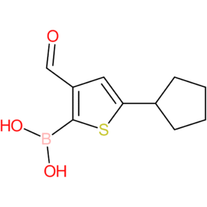 5-cyclopentyl-3-formylthiophen-2-ylboronic acid