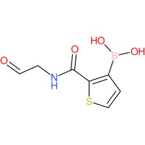 2-(2-oxoethylcarbamoyl)thiophen-3-ylboronic acid