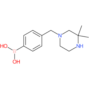(4-((3,3-dimethylpiperazin-1-yl)methyl)phenyl)boronic acid