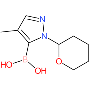 (4-methyl-1-(tetrahydro-2h-pyran-2-yl)-1h-pyrazol-5-yl)boronic acid