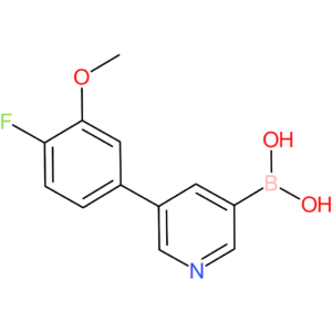 boronic acid, b-[5-(4-fluoro-3-methoxyphenyl)-3-pyridinyl]-