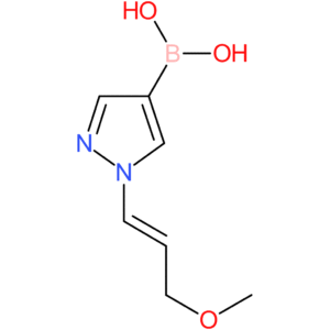 (E)-(1-(3-methoxyprop-1-en-1-yl)-1H-pyrazol-4-yl)boronic acid
