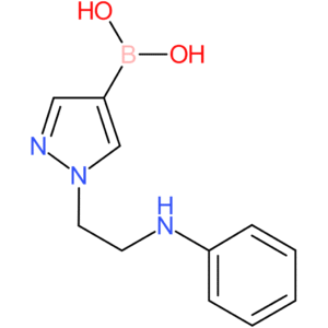 boronic acid, b-[1-[2-(phenylamino)ethyl]-1h-pyrazol-4-yl]-