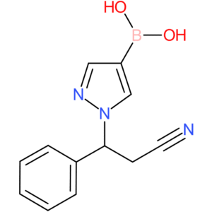 boronic acid, b-[1-(2-cyano-1-phenylethyl)-1h-pyrazol-4-yl]-