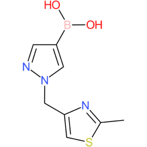 boronic acid, b-[1-[(2-methyl-4-thiazolyl)methyl]-1h-pyrazol-4-yl]-