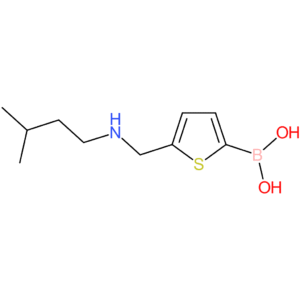 boronic acid, b-[5-[[(3-methylbutyl)amino]methyl]-2-thienyl]-