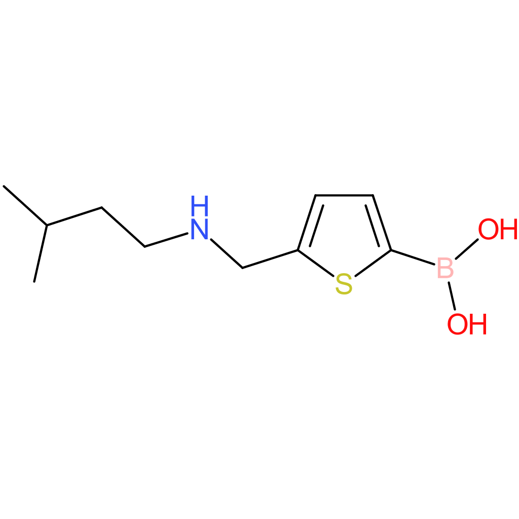 boronic acid, b-[5-[[(3-methylbutyl)amino]methyl]-2-thienyl]-