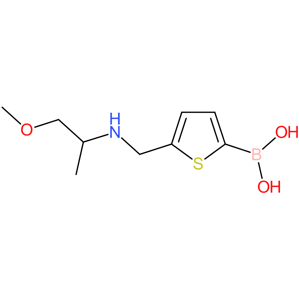 boronic acid, b-[5-[[(2-methoxy-1-methylethyl)amino]methyl]-2-thienyl]-