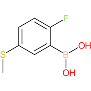 2-fluoro-5-(methylthio)phenylboronic acid