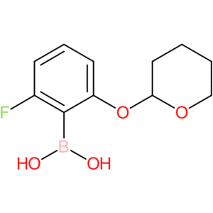 6-fluoro-2-(tetrahydropyran-2-yloxy)phenylboronic acid