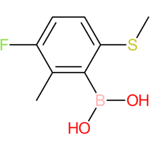 3-fluoro-2-methyl-6-(methylthio)phenylboronic acid