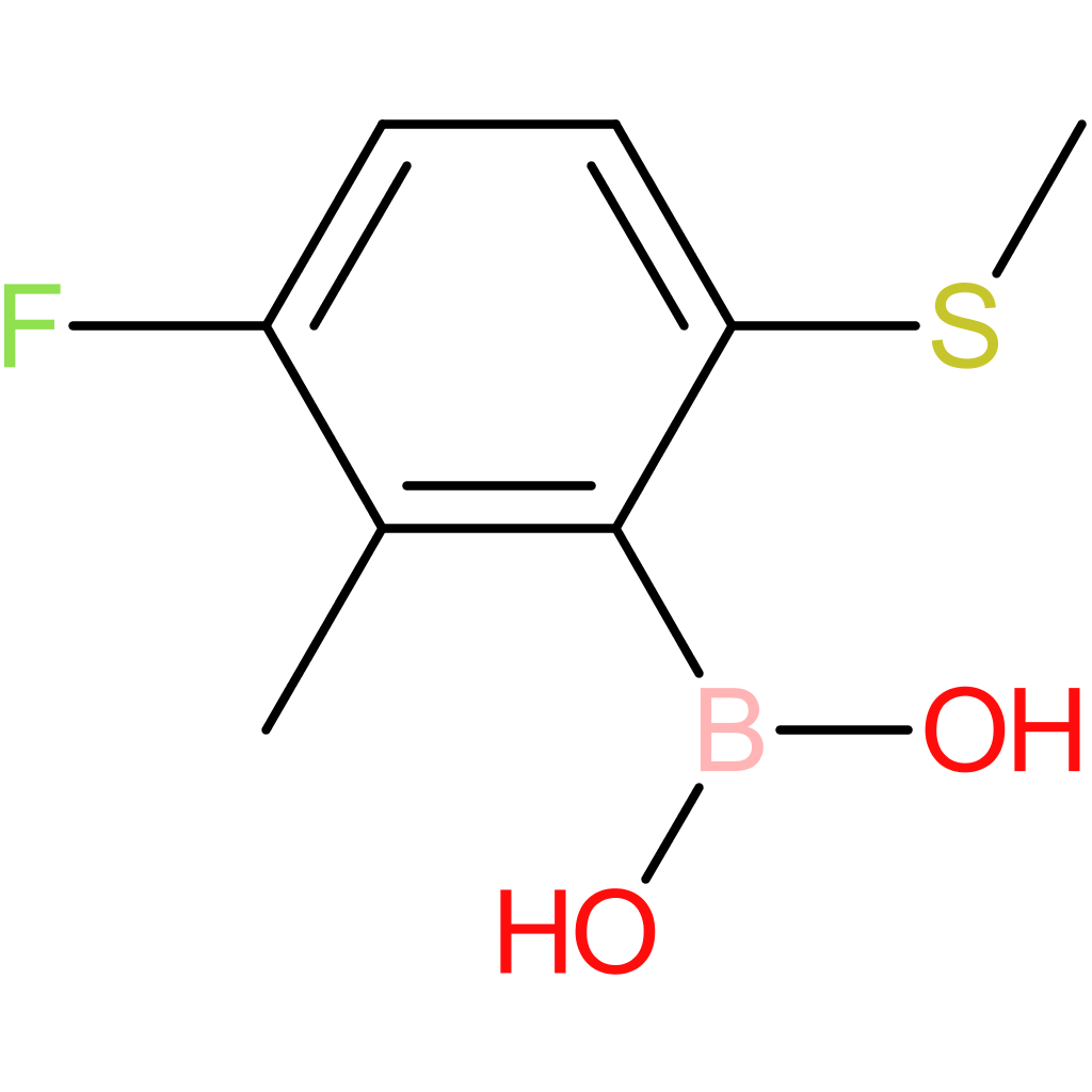 3-fluoro-2-methyl-6-(methylthio)phenylboronic acid