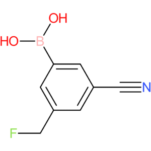 (3-cyano-5-(fluoromethyl)phenyl)boronic acid