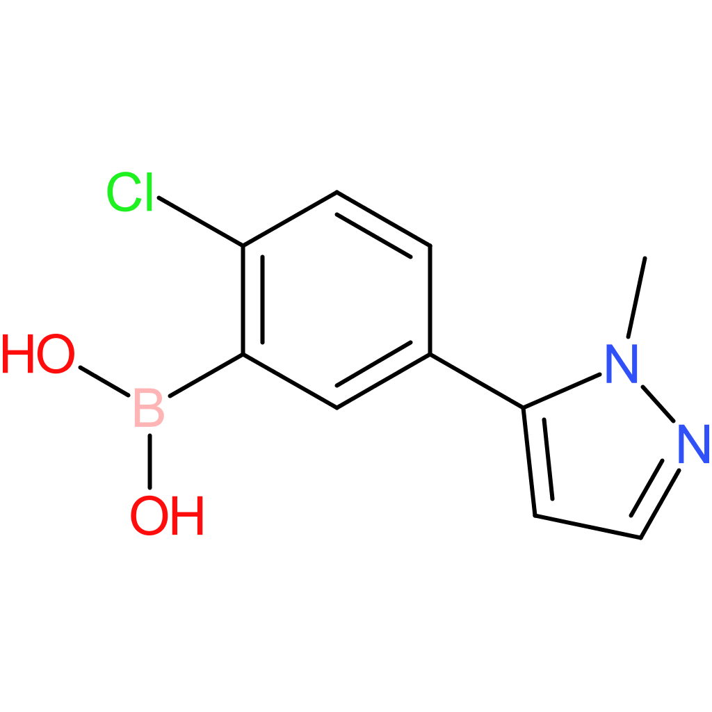 (2-chloro-5-(1-methyl-1h-pyrazol-5-yl)phenyl)boronic acid