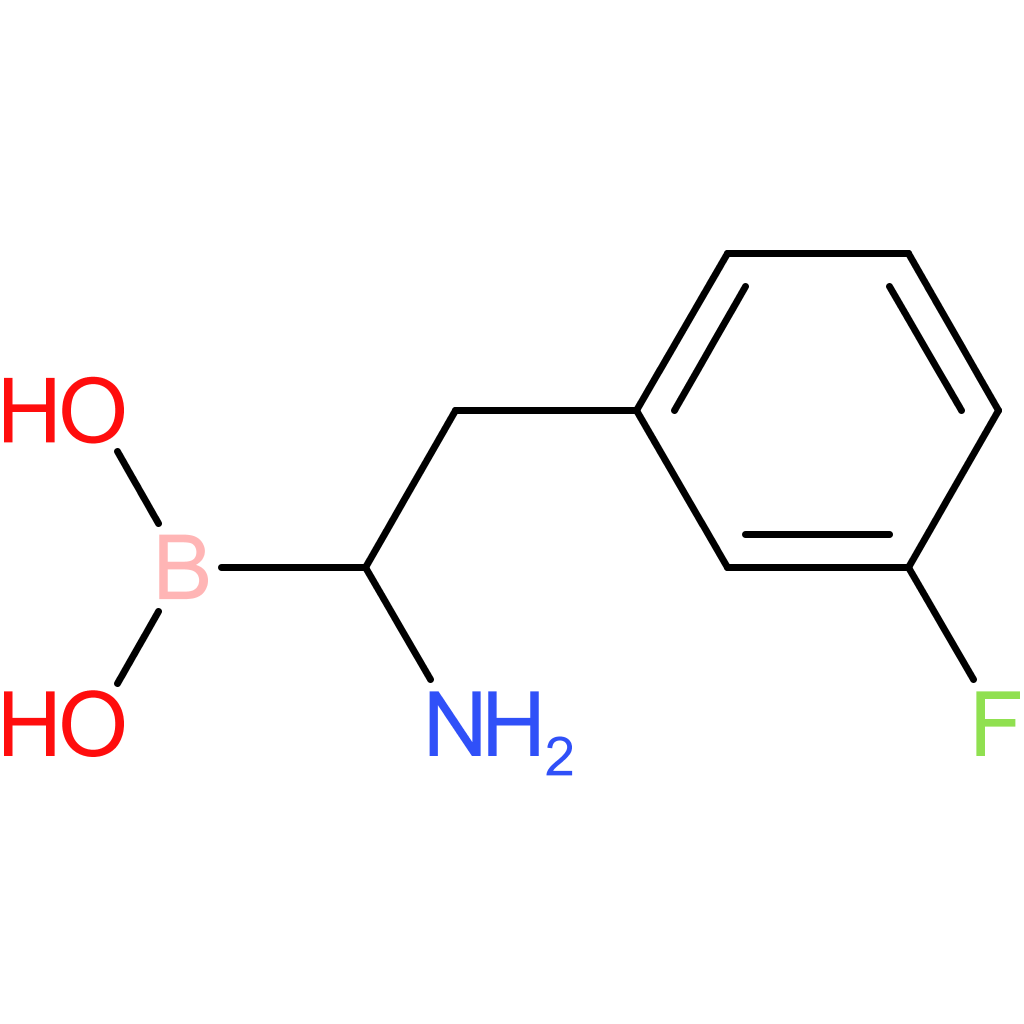 1-amino-2-(3-fluorophenyl)ethylboronic acid