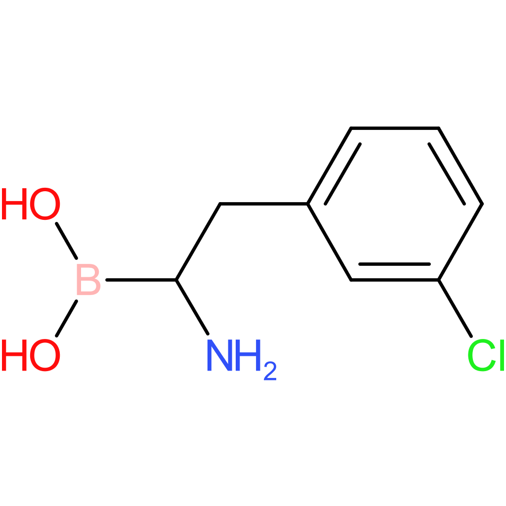 1-amino-2-(3-chlorophenyl)ethylboronic acid