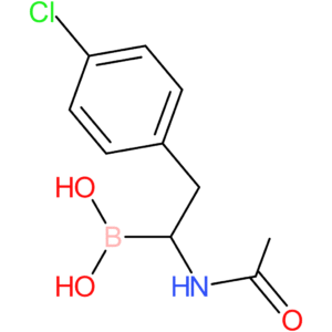 1-acetamido-2-(4-chlorophenyl)ethylboronic acid