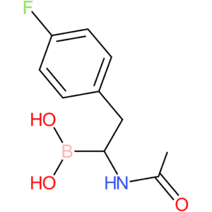 1-acetamido-2-(4-fluorophenyl)ethylboronic acid