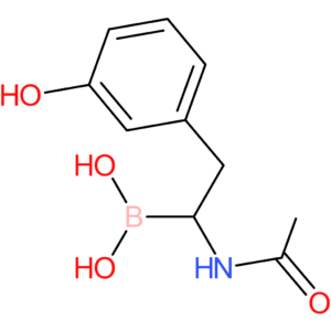 1-acetamido-2-(3-hydroxyphenyl)ethylboronic acid