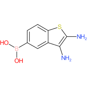 (2,3-diamino-1-benzothiophen-5-yl)boronic acid