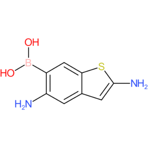 (2,5-diamino-1-benzothiophen-6-yl)boronic acid
