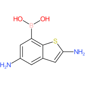 2,5-diaminobenzothiophene-7-boronic acid