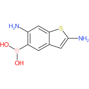 2,6-diaminobenzothiophene-5-boronic acid