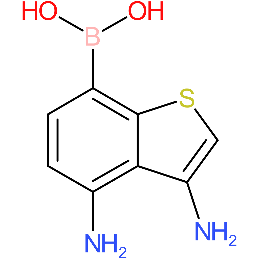 3,4-diaminobenzothiophene-7-boronic acid