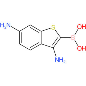 (3,6-diamino-1-benzothiophen-2-yl)boronic acid