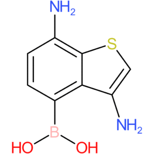 (3,7-diamino-1-benzothiophen-4-yl)boronic acid