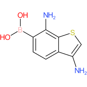 (3,7-diamino-1-benzothiophen-6-yl)boronic acid