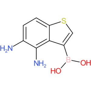 (4,5-diamino-1-benzothiophen-3-yl)boronic acid