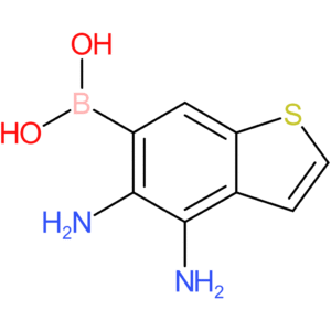 (4,5-diamino-1-benzothiophen-6-yl)boronic acid