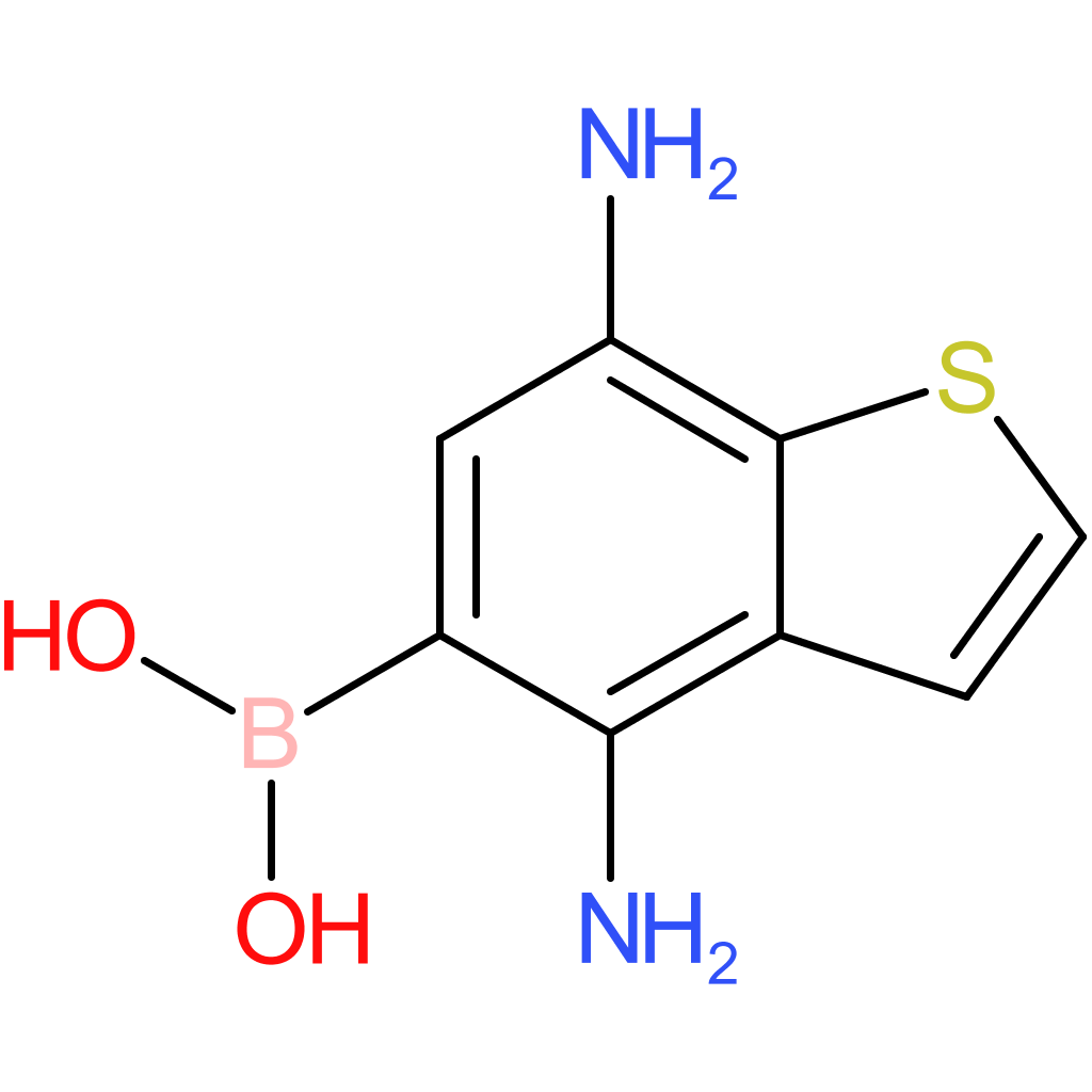 (4,7-diamino-1-benzothiophen-5-yl)boronic acid