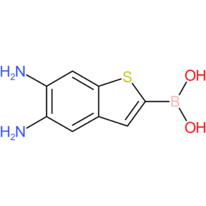 (5,6-diamino-1-benzothiophen-2-yl)boronic acid