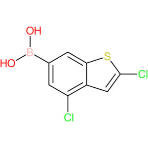 (2,4-dichloro-1-benzothiophen-6-yl)boronic acid