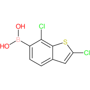 (2,7-dichloro-1-benzothiophen-6-yl)boronic acid