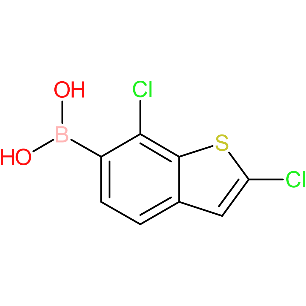 (2,7-dichloro-1-benzothiophen-6-yl)boronic acid