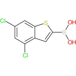 (4,6-dichloro-1-benzothiophen-2-yl)boronic acid
