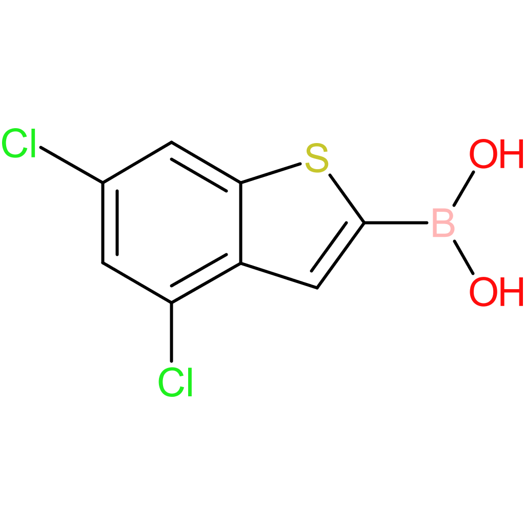 (4,6-dichloro-1-benzothiophen-2-yl)boronic acid