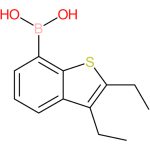 2,3-diethylbenzothiophene-7-boronic acid