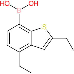 2,4-diethylbenzothiophene-7-boronic acid