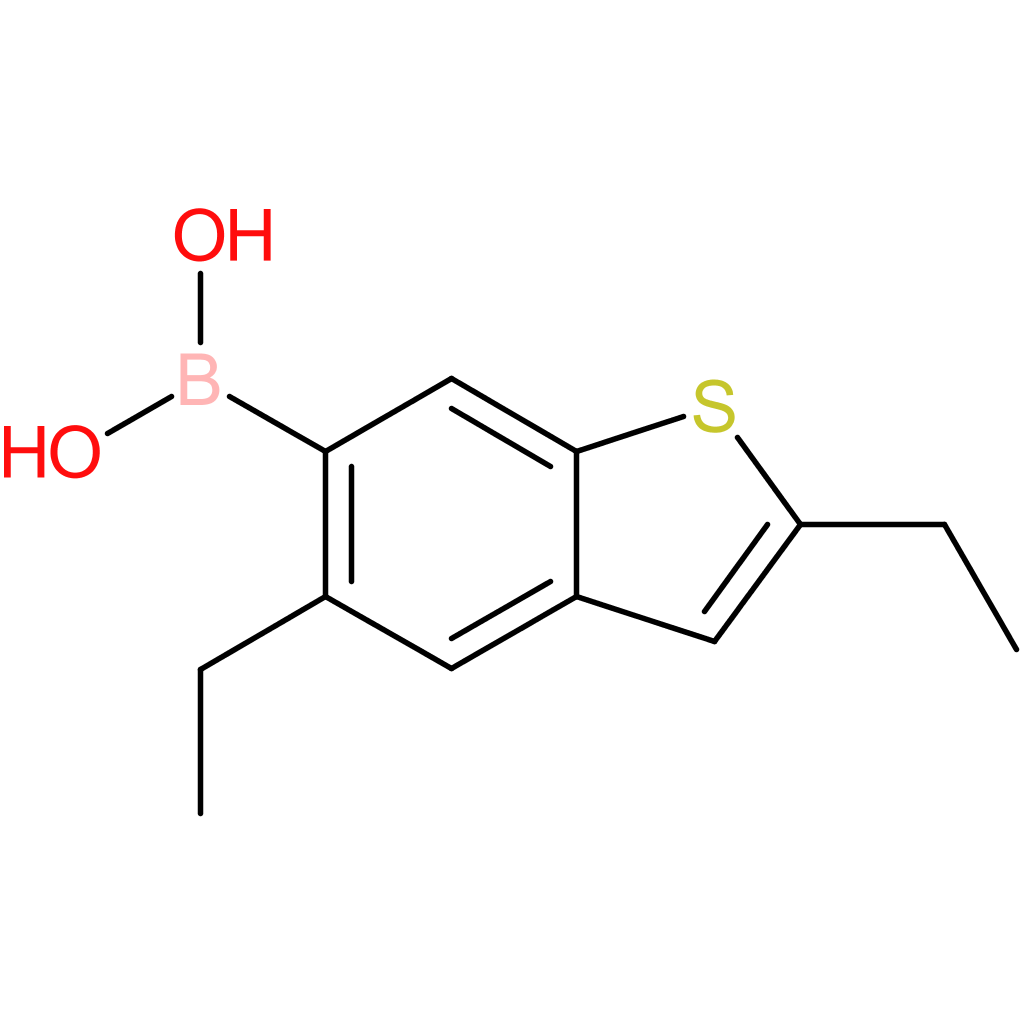 2,5-diethylbenzothiophene-6-boronic acid
