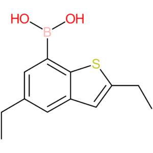 2,5-diethylbenzothiophene-7-boronic acid